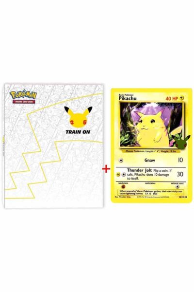 Pokemom A5-mapp för stora kort inkl Pikachu Jumbo-kort från Celebration