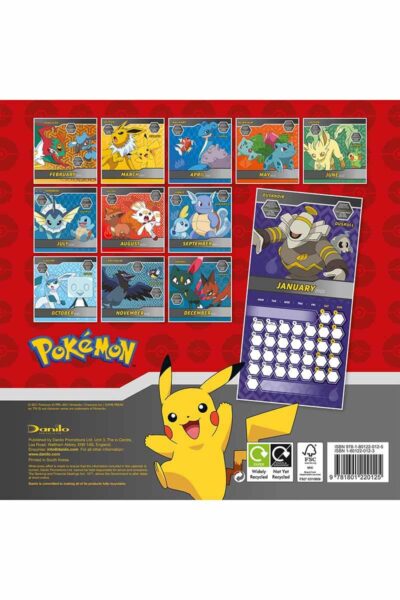 Mini Pokémon-kalender 2022