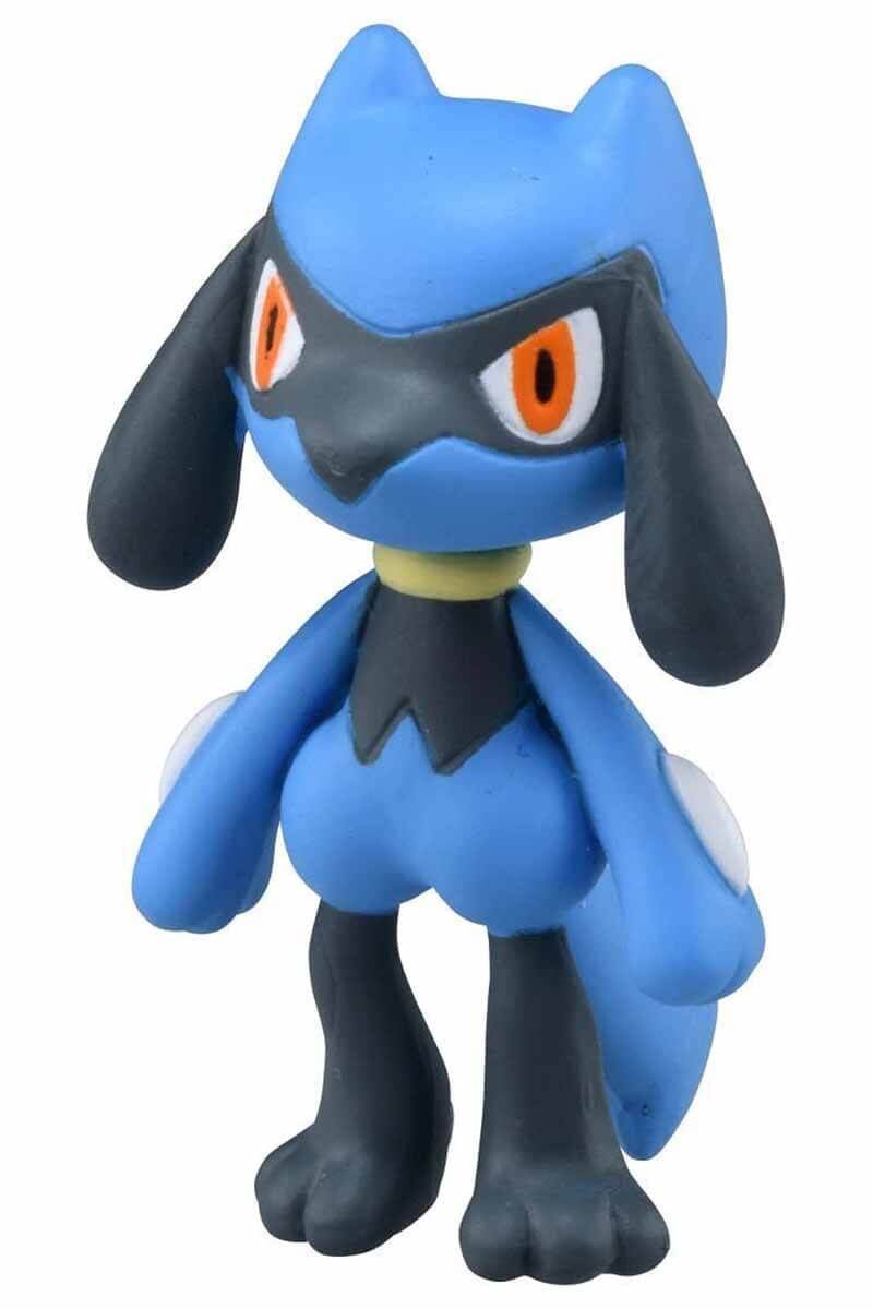 Liten japansk Riolu-figur