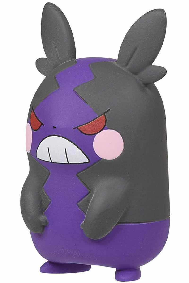 Liten japansk sur Morpeko-figur