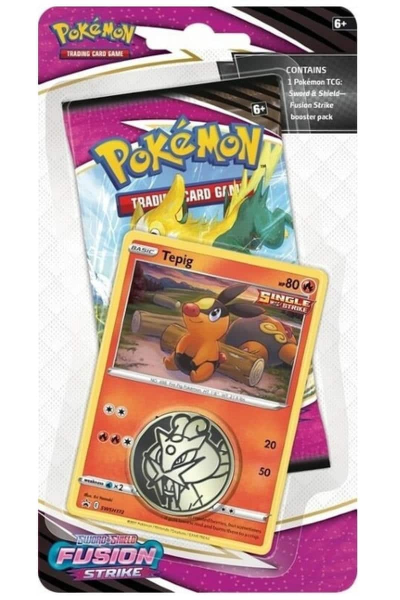 Fusion Strike Blisterpack med Tepig