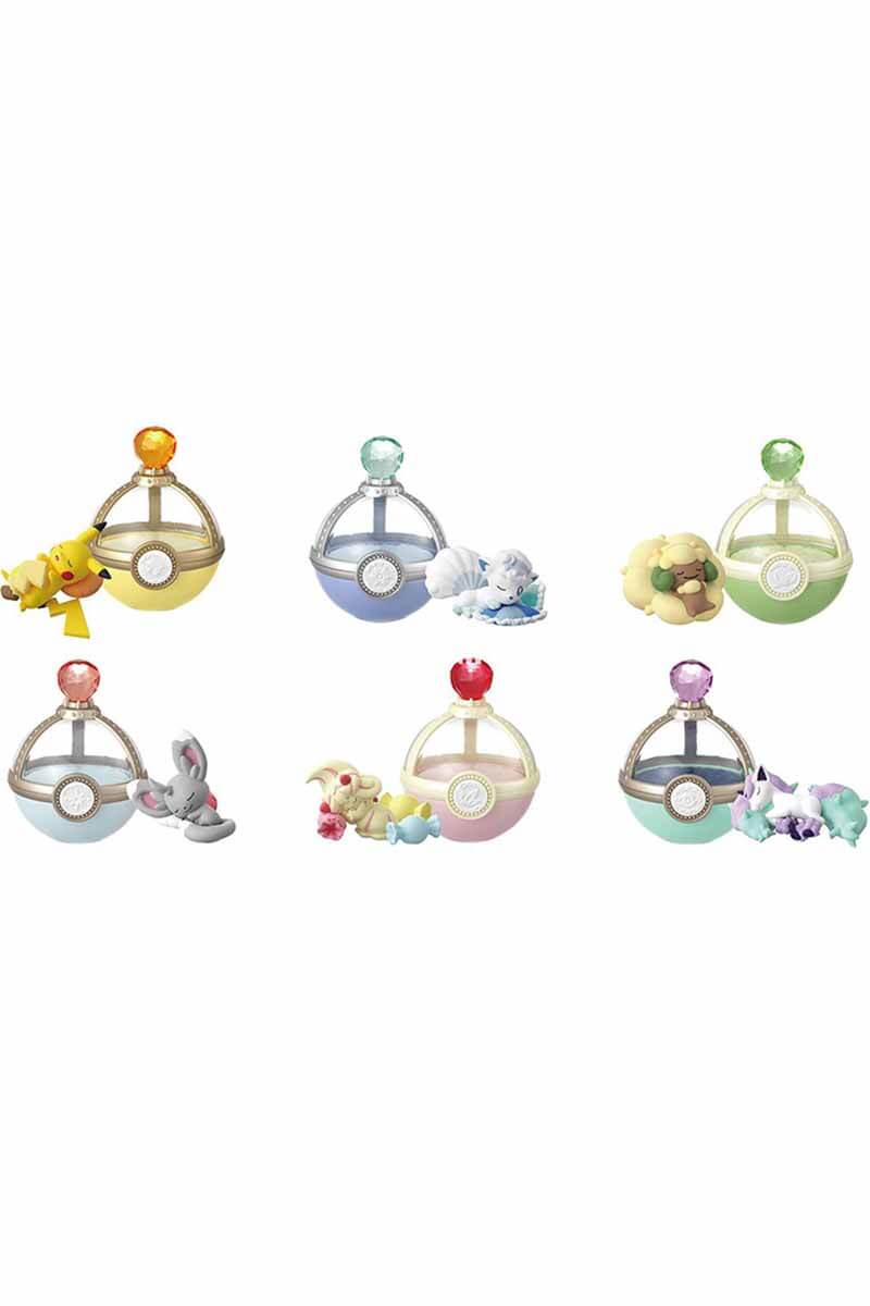 Sovande japanska Pokémon-karaktärer i kapsel