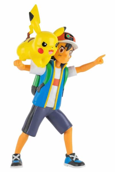 Battle Feature Ash och Pikachu-karaktärer