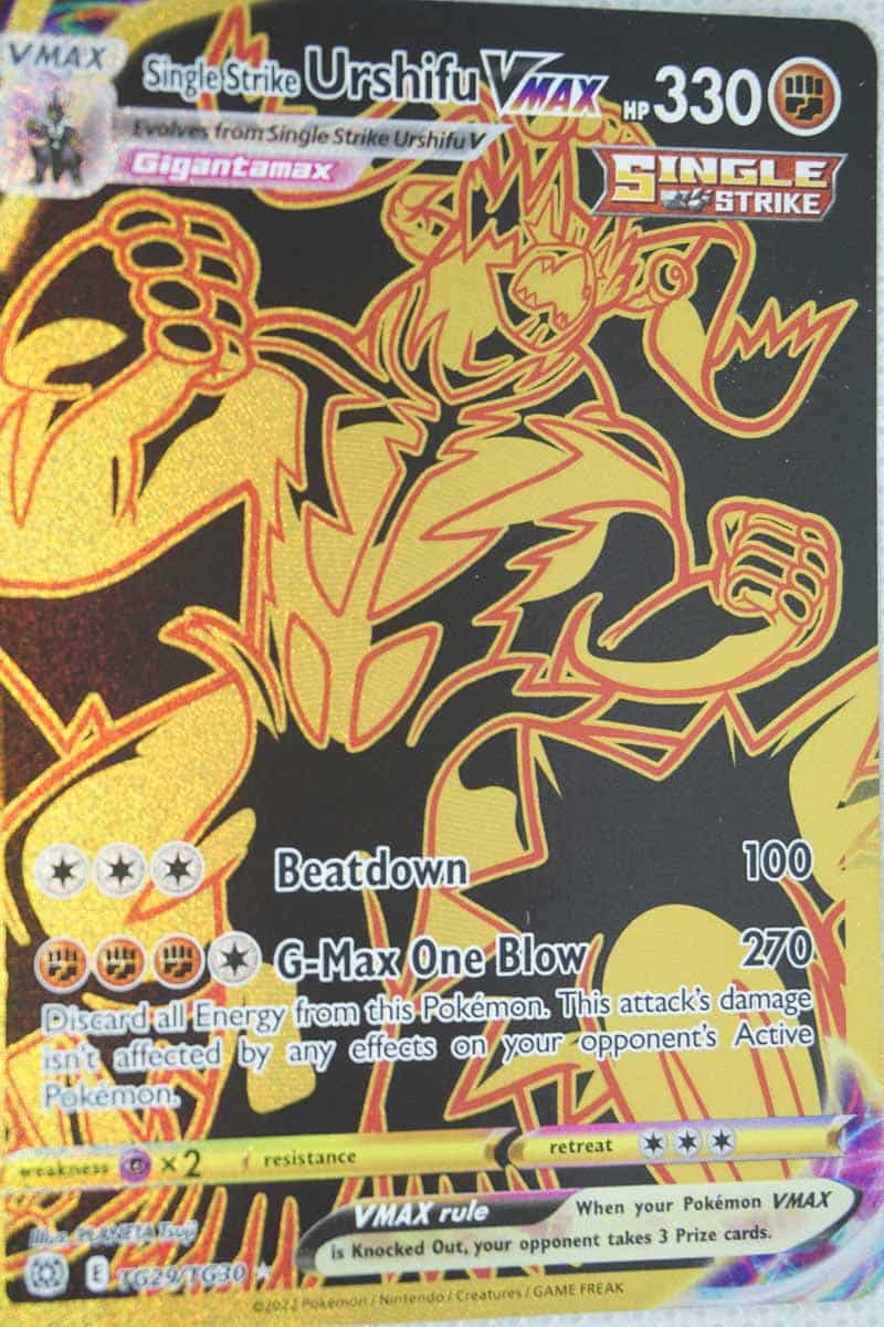 Single Strike Urshifu VMAX TG29 / TG30 Secret Rare