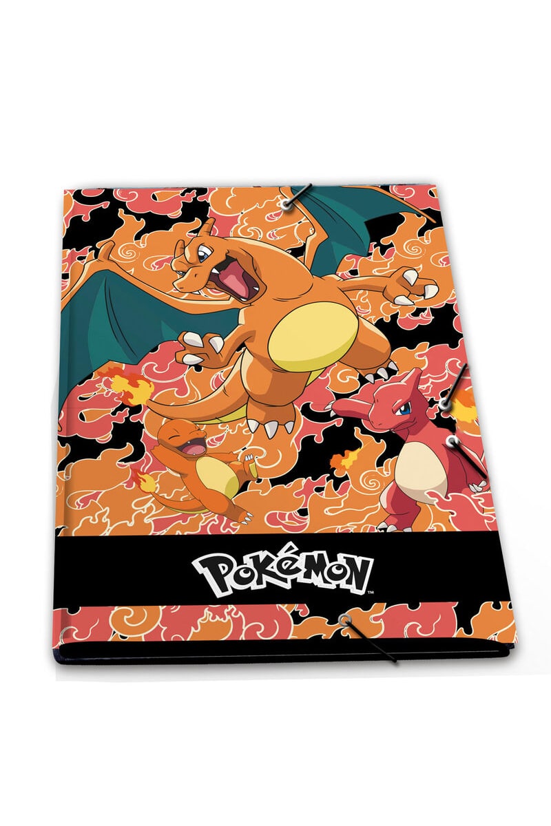 Mapp för papper med Charizard, Charmeleon och Charmander