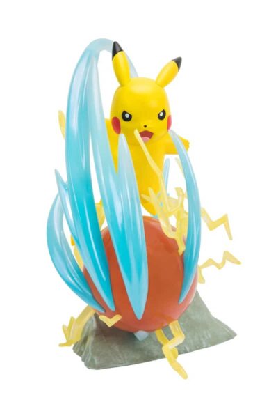 Stor Pikachu 25-årsjubileumsfigur med ljus