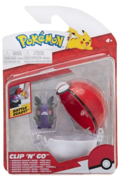 Sur Morpeko och pokéboll