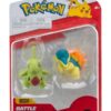 Larvitar och Cyndaquil figur
