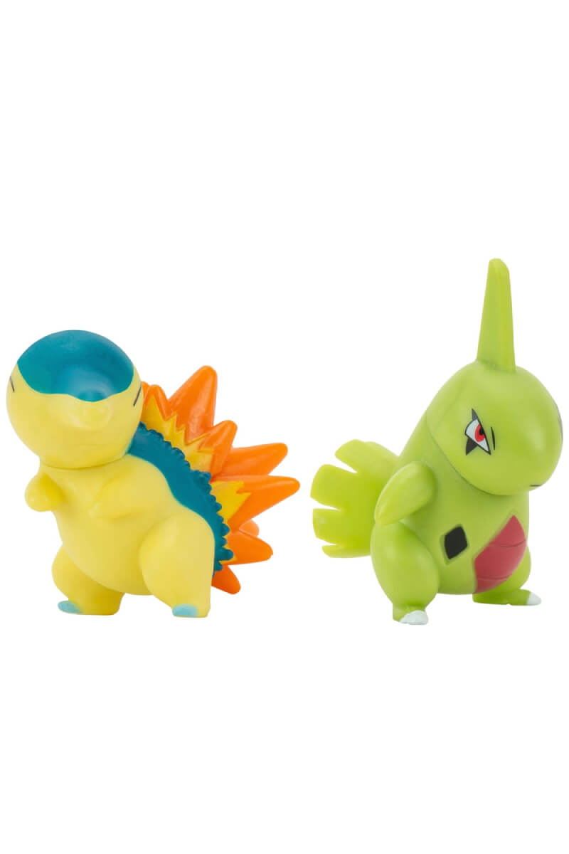 Larvitar och Cyndaquil figur