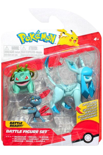 Bulbasaur Sneasel och Glaceon figurer