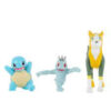 Squirtle Boltund och Machop Figurer