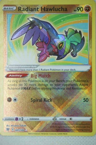 Radiant Hawlucha 081/189 Radiant Sällsynt