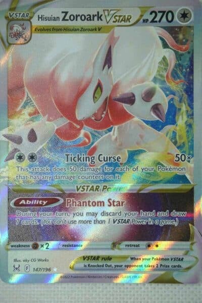 Hisuian Zoroark VSTAR 147/196