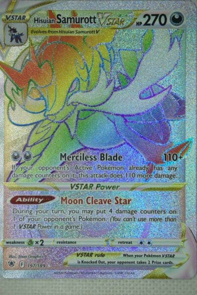 Hisuian Samurott VSTAR 197/189 Hyper Rare
