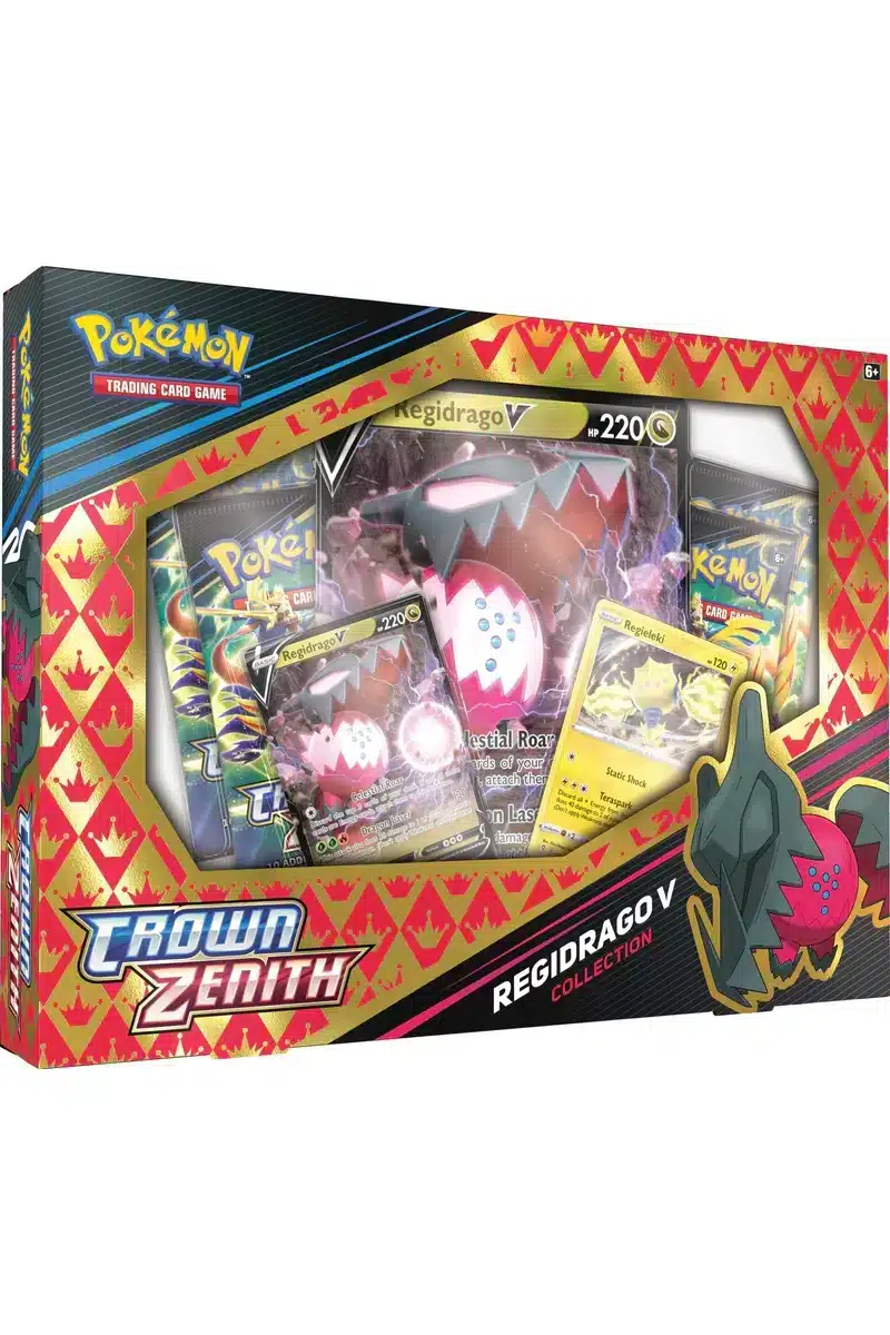 Pokémon Crown Zenith Regidrago V Samlingsbox