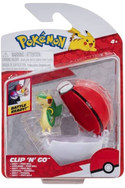 Snivy och Poke Ball