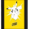 Liten inramad tavla med Pikachu