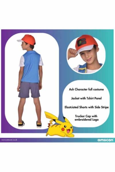 Pokemon Ash Dräkt