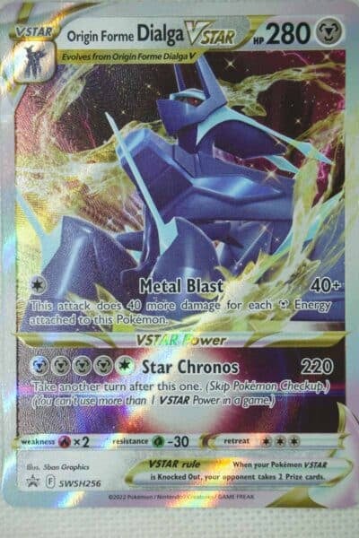 Origin Forme Dialga VSTAR SWSH256 Fullständig bild
