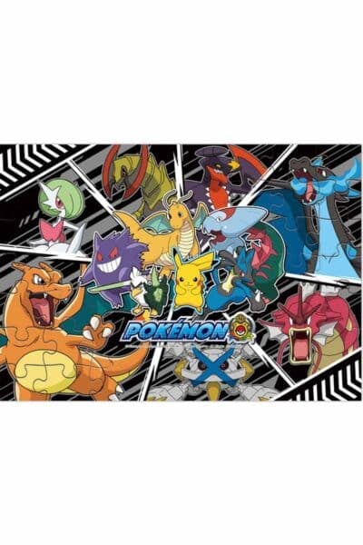4 små japanska Pokemon-pussel