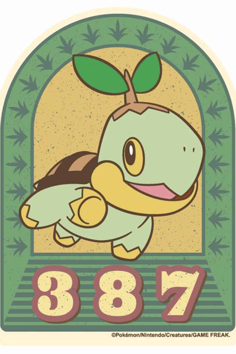 Klistermärke Turtwig