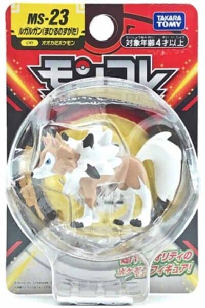 Liten japansk Lycanroc-figur