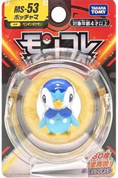 Liten japansk piplup-figur