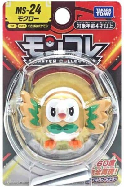 Liten japansk Rowlet-figur