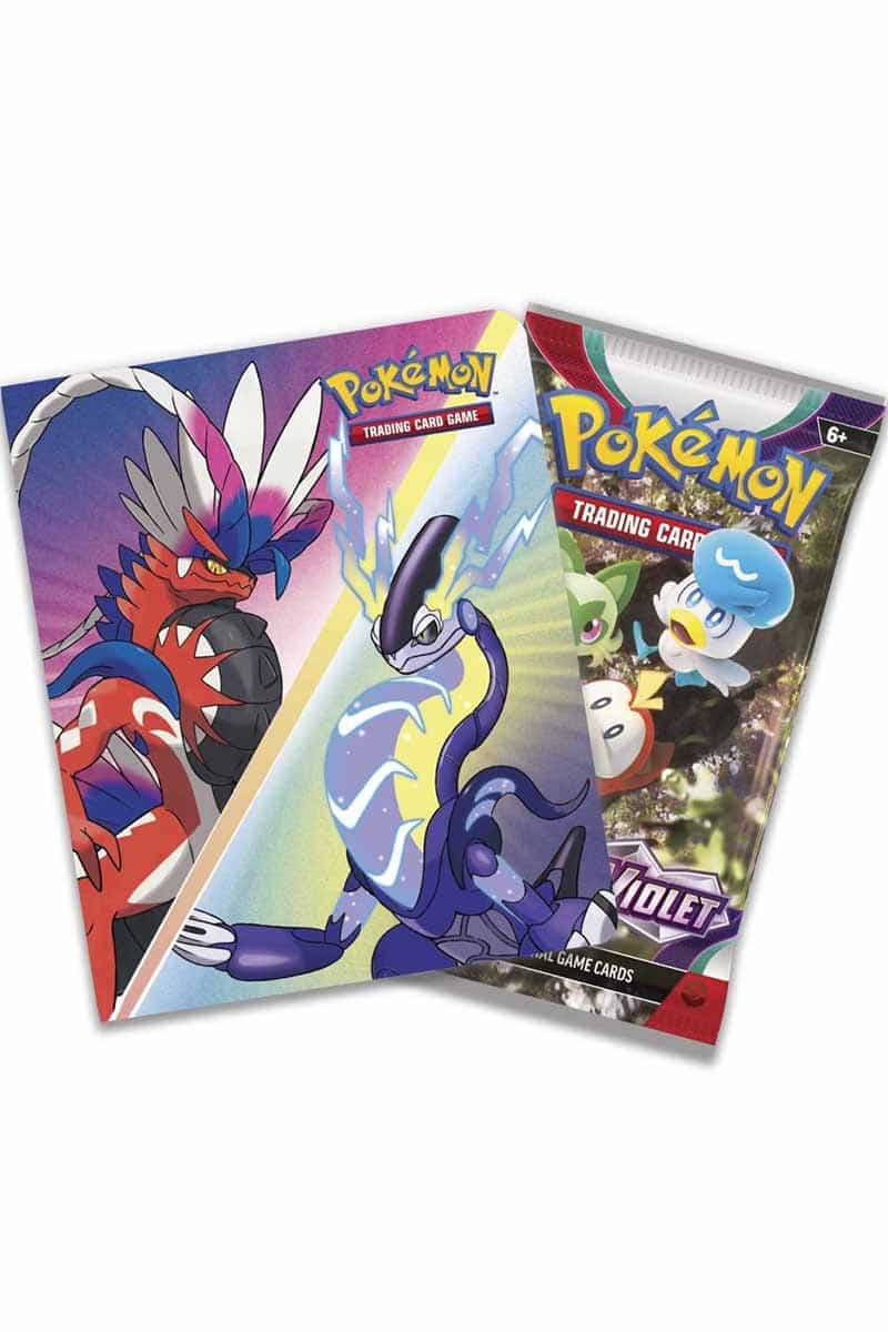 Pokémon mini-pärm med boosterpaket från Scarlet & Violet