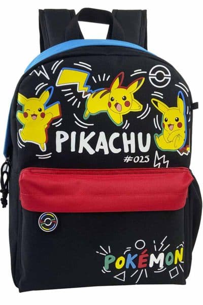 Stor Ryggsäck Pikachu och Poke-bollar