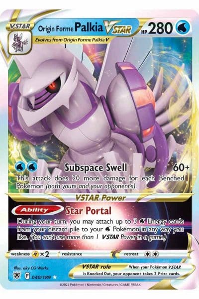 League Battle Deck med ursprung Form Palkia VSTAR