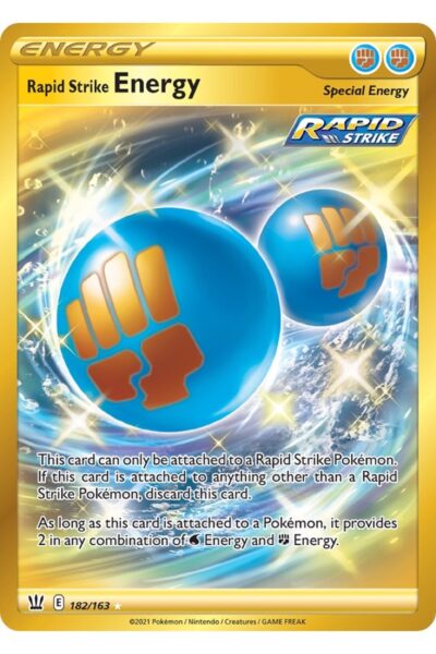 Rapid Strike Energy 182/163 Secret Rare