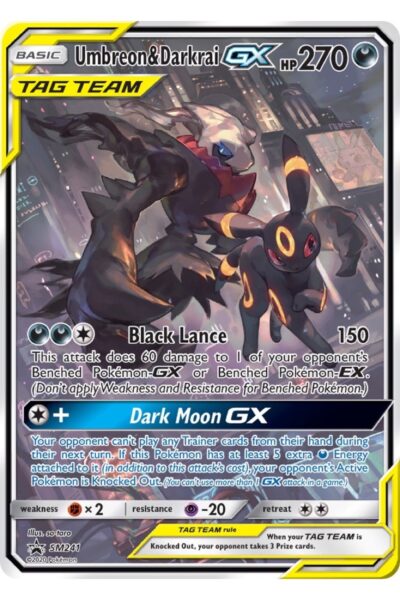 Umbreon & Darkrai GX SM241 Full Art Stor