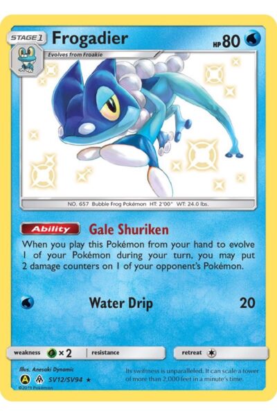 Frogadier SV12 / SV94 Shiny Rare