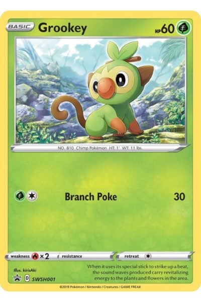 Grookey SWSH001 25-årsjubileum Stor