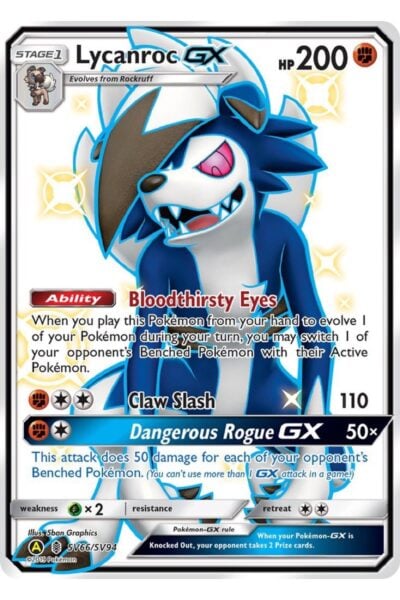 Glänsande Lycanroc GX SV66 / SV94