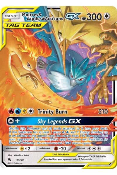 Moltres & Zapdos & Articuno GX 44/68