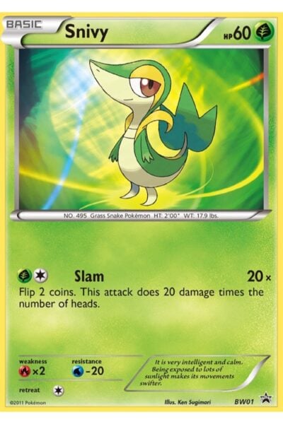 Snivy BW01 25-årsjubileum Stor