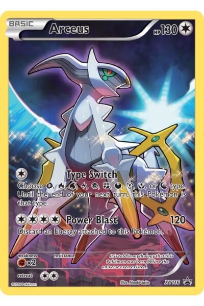 Arceus XY116 Holo Rare