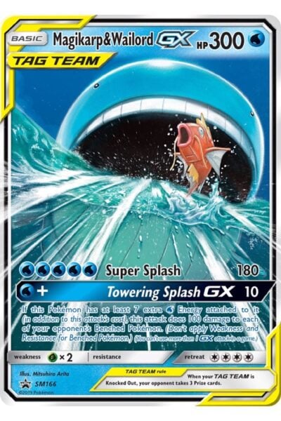 Magikarp & Wailord GX SM166 Stor