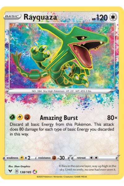Rayquaza 138/185 Fantastiskt sällsynt