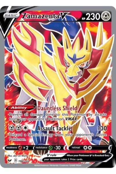 Zamazenta V 196/202 Full Art